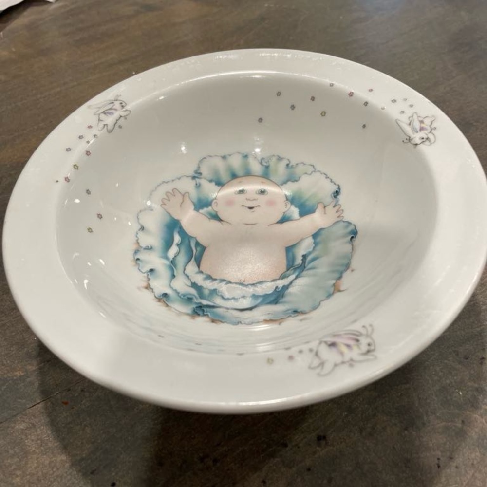 Vintage Cabbage Patch Bowl and Mug Set